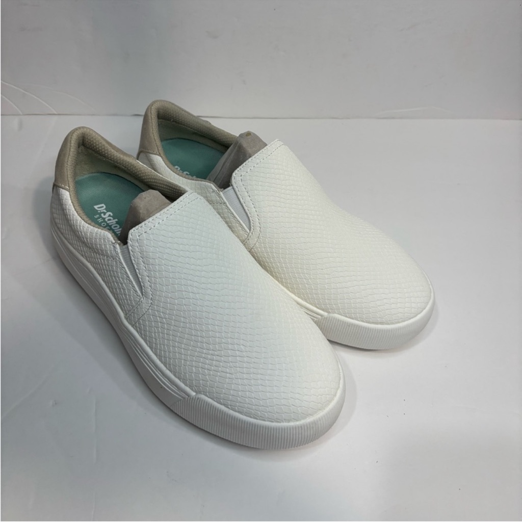 Dr. Scholl's White Slip-On Shoes